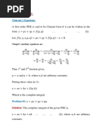 Clairaut's Equation:: Standard Form II