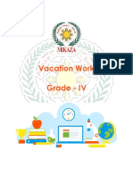 Vacation Work Grade IV 