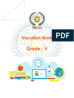 Vacation Work Grade V