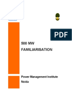 500 Mw Familiarisation