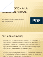 Introducción A La Nutrición Animal