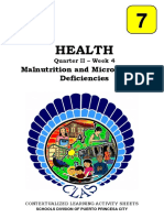 Health: Malnutrition and Micronutrient Deficiencies