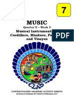 Music: Musical Instruments of Cordillera, Mindoro, Palawan, and Visayas