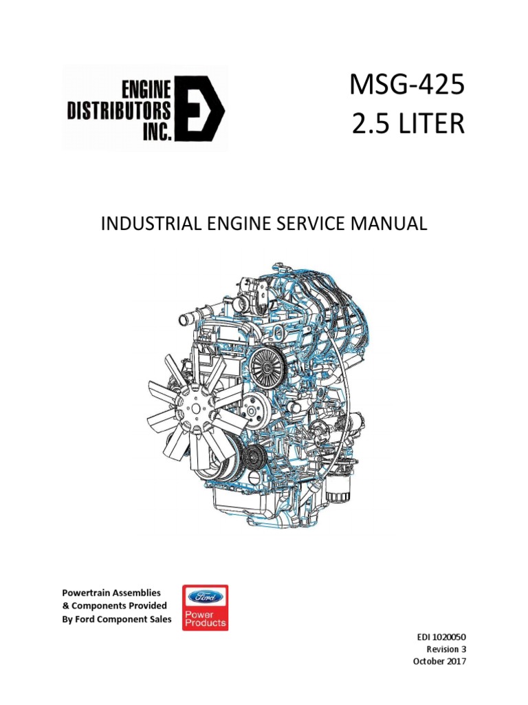Ford MSG425 Manual | PDF | Leak | Piston