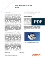 Color Stabilization of RGB LEDs