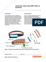 Application Note: 3 Dimensional Automotive Lamp Using SMT Leds On Flexboard With Aluminum