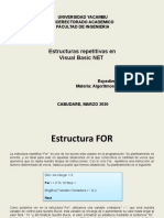 Estructuras Repetitivas en Visual Basic NET - Exposicion