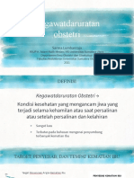 Kegawatdaruratan Obstetri