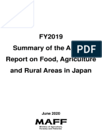 FY2019 Summary of The Annual Report On Food, Agriculture and Rural Areas in Japan
