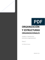 Organizacion y Estructuras Organizacionales
