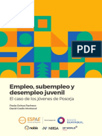 Empleo, Subempleo y Desempleo Juvenil