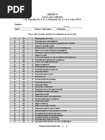 Amas-E Escala de Ansiedad Manifiesta en Adultos Mayores | PDF ...