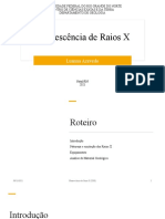 Fluorescência de Raio - X (XRF)