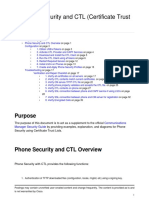 IP Phone Security and CTL (Certificate Trust List) : Purpose