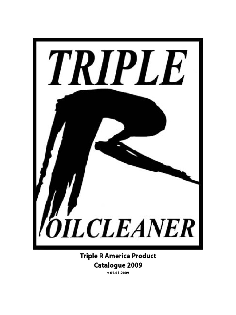 Triple R Product Catalogue 2009 | PDF | Viscosity | Paper