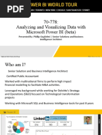 Guidance PowerBI Certification 70-778