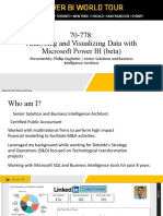 70-778 Exam: Analyzing and Visualizing Data with Microsoft Power BI (beta