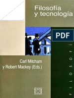CARL MITCHAM. Filosofia y Tecnologica.