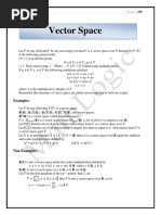 Vector Space F