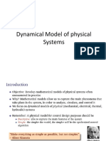 Dynamical Model of Physical Systems 1