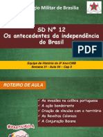 Os antecedentes da Independência do Brasil_A inconfidência Mineira e a Conjuração Baiana - aula 53