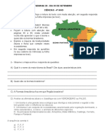 Ciências 4° Ano - Sem. 28 de 27 de Agosto, PDF, Trópicos