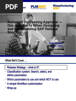 Automating Purchasing Approval Release Strategy Implementation