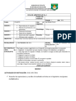 Segunda Entrega 4° Matematicas