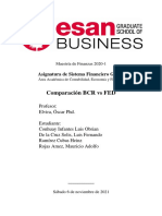 Comparación BCR vs FED: objetivos, instrumentos y estadísticas