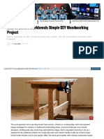 How To Build A Workbench: Simple DIY Woodworking Project