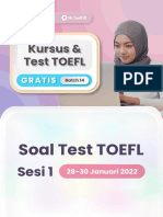Soal Test TOEFL Sesi 1
