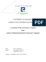 Analysis of Financial Statements in Insurance Companies - Final Version