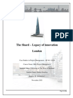 Case Studies in Project Management - The Shard Top Down Construction - Individual Draft (Rev. 1)