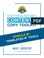 FreelancersContentAndCopyToolkit Module1 TemplatesandTools