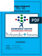 HORARIO