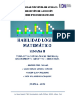 Habilidad Lógico Matematico Ingen - Unidad 2