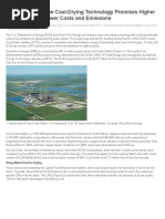 Lignite Drying Process in USA