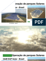 Operação de parques Solares