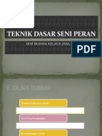 Teknik Dasar Seni Peran