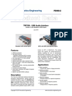 Product Data Product Data Product Data Product Data: TRITON - USB Audio Interface