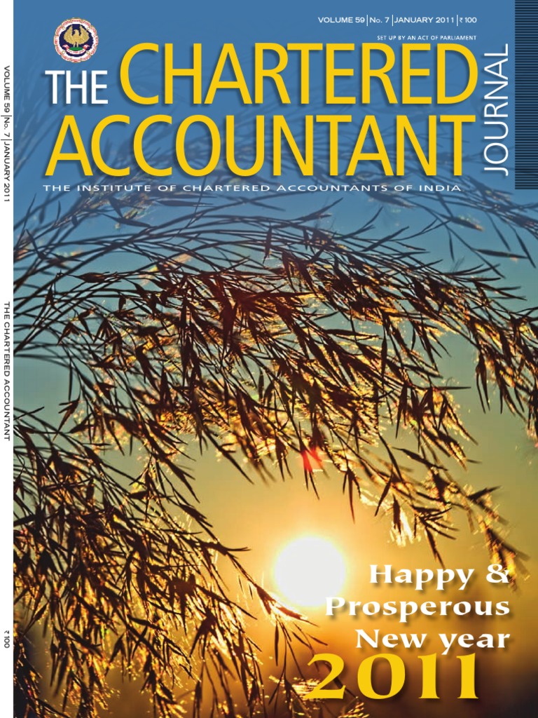 ICAI E-Journal (January 2011) | PDF | Financial Inclusion | Microfinance