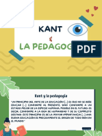 Kant y La Pedagogía