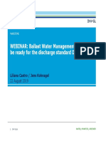 WEBINAR: Ballast Water Management - Be Ready For The Discharge Standard D-2