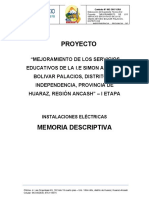 Ie - Memoria Descriptiva