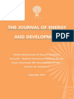"Optimal Investment Scenarios For The Power Generation Mix Development of Iraq," by Hashim Mohammed Al-Musawi and Arash Farnoosh