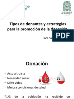 Tipos de Donantes y Estrategias para La Promoción