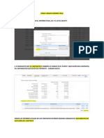 Cómo Cargar Informe Final