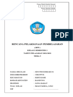 RPP 1 Lembar Kelas 1 Tema 5