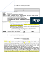 Guía Evaluación Texto Argumentativo