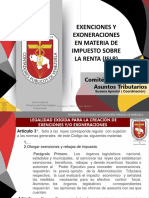 Avance Tributario - Cpat - FCCPV - Exencion - Exoneracion